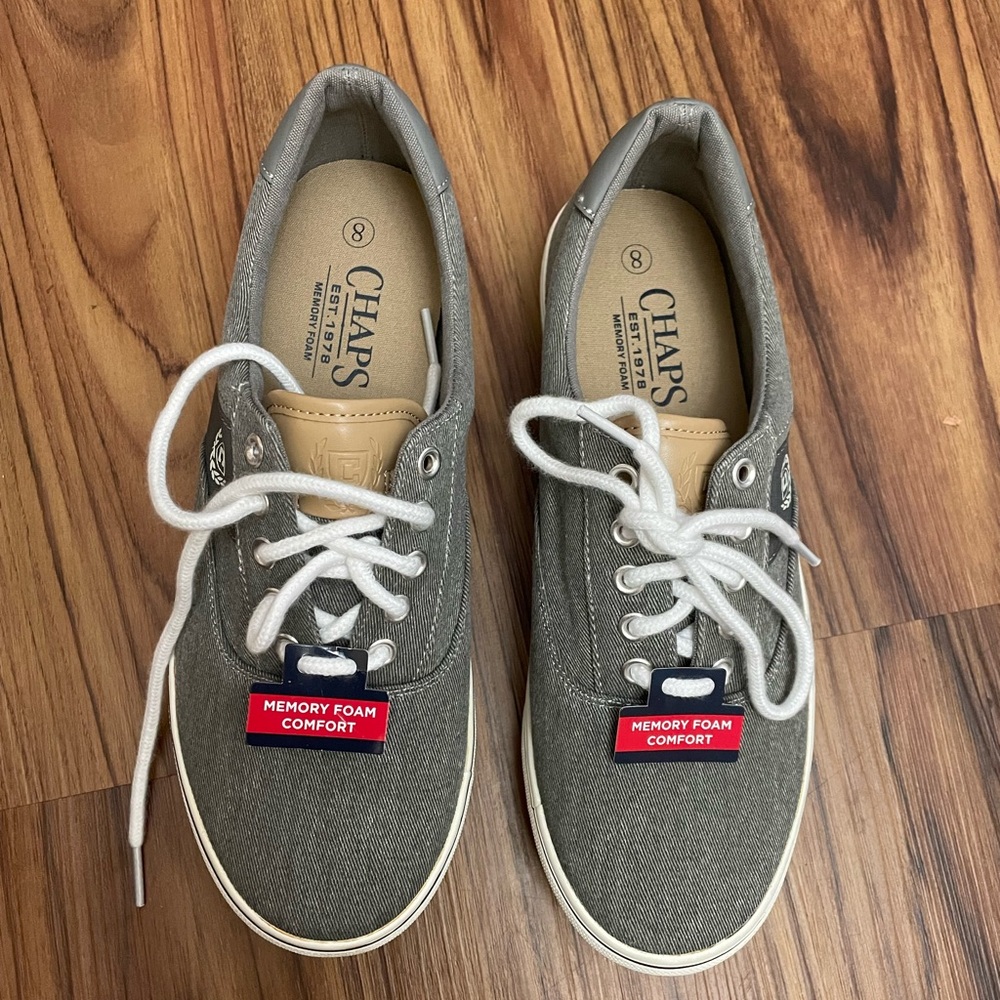 Chaps Charcoal Sneakers with White Laces